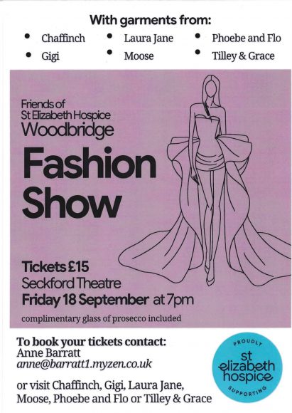 Woodbridge Friends of St Elizabeth Hospice Fashion Show